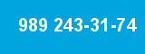 989 243-31-74 989 243-31-74